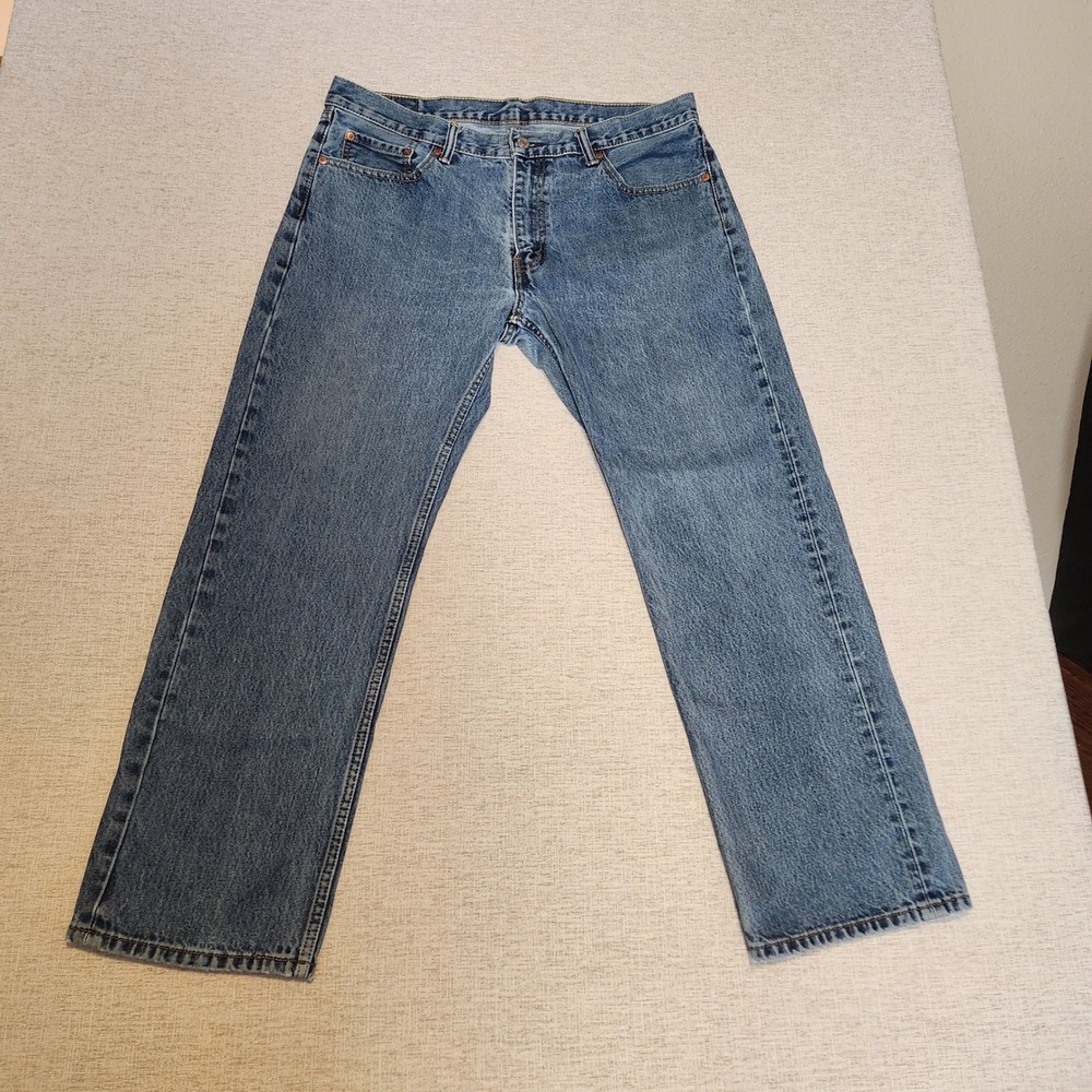 Levi's 559 Relaxed Straight Jeans Mens 36x30 Blue Medium Wash Denim